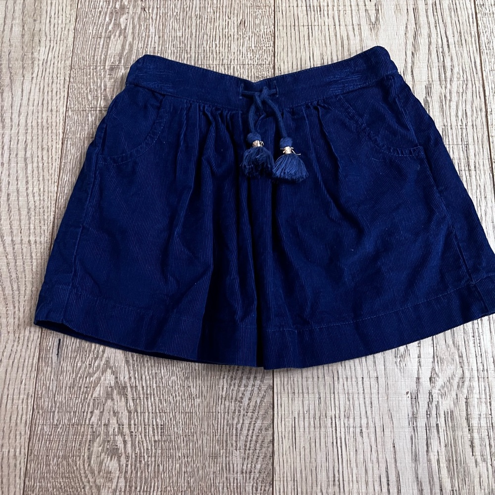 Purebaby navy blue corduroy skirt size 3T